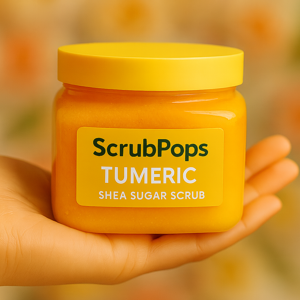 ScrubPops Turmeric Shea Sugar Scrub – 610g