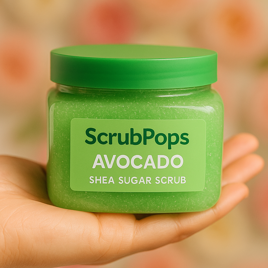 ScrubPops Avocado Shea Sugar Scrub – 610g