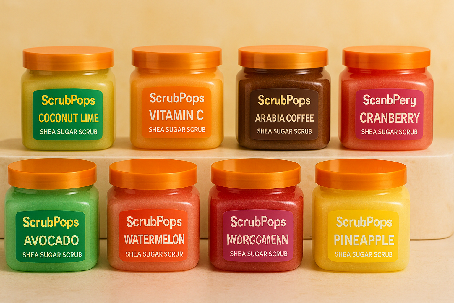 ScrubPops Avocado Shea Sugar Scrub – 610g
