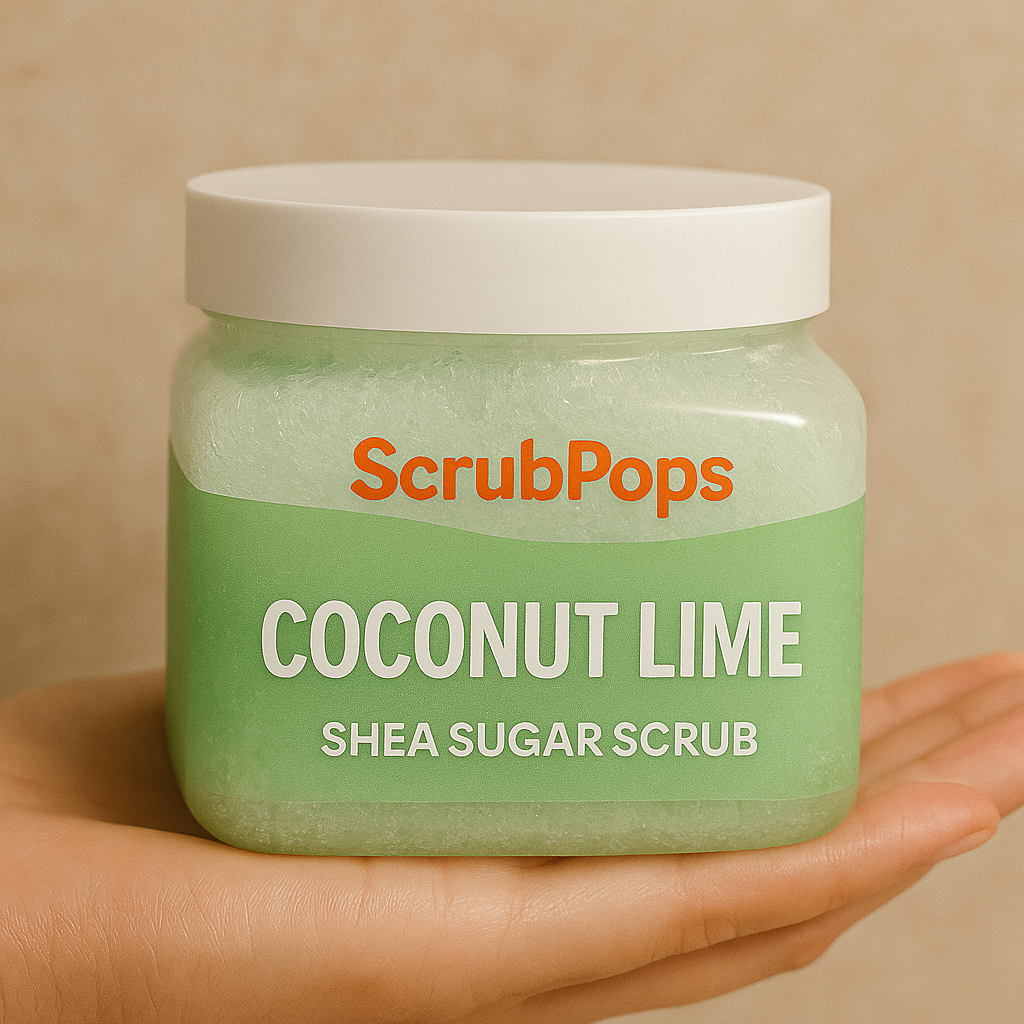 ScrubPops Coconut Lime Shea Sugar Scrub – 610g